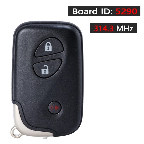 2010-2017 Lexus / 3-Button Smart Key / PN: 89904-48481 / HYQ14ACX / GNE Board (AFTERMARKET)